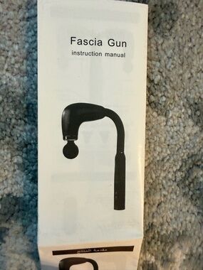 Black Fascia Gun Percussion Massager - Unbranded